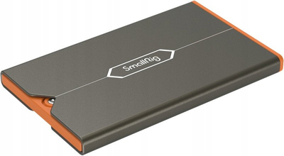 Kuti për karta memorie SmallRig 4107, Sony CFexpress Type A SD Micro SD, aliazh alumini, gri portokalli