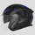 Helmetë motoçiklete Nox N130 Klint, polikarbonat, vizor kundër gërvishtjeve, gri