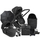 Karrocë bebe iCandy Peach 7 Studio, set komplet 3 në 1, deri 25kg, e zezë