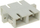 Adapter fibër optike Opton AD-2SC/2SC-MM, multimode, duplex, bezhë