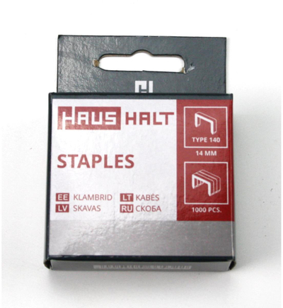 Kapëse metalike METAL STAPLES 50692038, 14 mm, ngjyrë argjendi