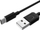 Kabllo USAMS U-Turn, USB-A në USB-C, 2A, 1m, e zezë 