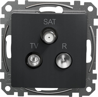 Prizë fundore R TV SAT Sedna Design, 4 dB, e zezë