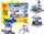 Set teknik për ndërtim Hans G 1404, 296 copë, 4n1 me motor, shumëngjyrësh