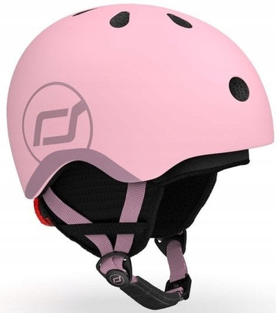 Helmetë skijimi për kalama, madhësia XXS‑S, standard evropian, rozë