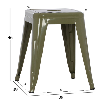 Stol Melita 37x37x45Hcm (HM0096.43)