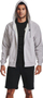 Bluzë me kapuç Under Armour Rival Fleece FZ M 1357111, për burra, me zinxhir komplet, gri e hapur