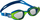 Syze noti Crowell Swimming Goggles, me rrip të rregullueshëm, për kalamoj dhe të rritur, blu jeshile
