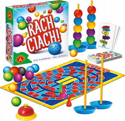 Општествена игра Alexander Rach Ciach, семејна, со ѕвонче, разнобојна