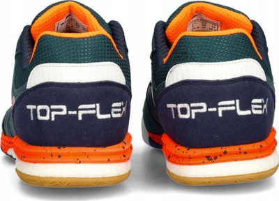 Atlete futsalli Joma Top Flex Rebound 2417 IN, taban për sallë, jeshile me portokalli