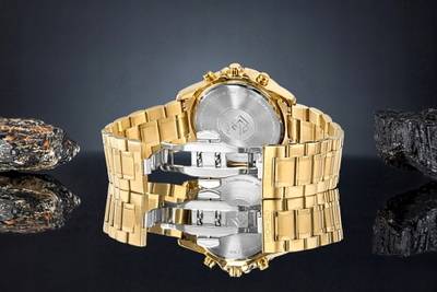 Машки часовник Emporio Armani Luigi AR1895, кварц, не‘рѓосувачки челик, златен