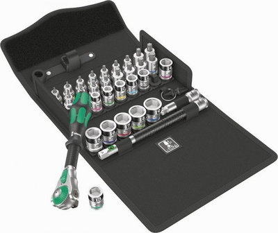 Set çelësa racë Wera Zyklop Speed 003536, 3/8", 35 copa, shumëngjyrësh