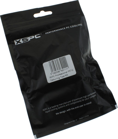 Set veglash XSPC Professional PETG Debur, për tuba PETG, për ftohje me ujë për PC, ngjyrë metalike