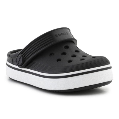 Sanda Crocs Off Court Clog, fëmijë, të zeza