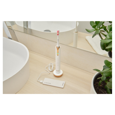 Furçë elektrike për dhëmbë Sencor SOC 4103GD Sonic, e artë/bardhë