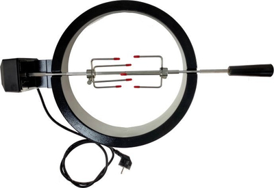 Rrotiseri me motor për skarë Kamado Bono Grande, për 23", çelik inox