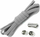 Lidhëse elastike këpucësh AG841B, 100 cm, pa nyje, gri