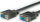 Kabllo VGA Roline HD15 ST, 20m, e zezë