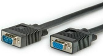 Kabllo VGA Roline HD15 ST, 20m, e zezë