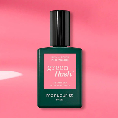 Llak thonjsh Manucurist Green Flash Pink Paradise, LED, 15 ml, rozë