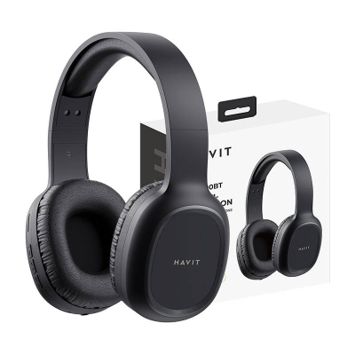 Kufje pa tel Havit H2590BT PRO, Bluetooth 5.1, me mikrofon, të zeza