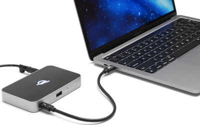 Kabllo OWC Thunderbolt USB‑C, 0.3 m, 40Gbps, e zezë