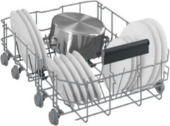 Lavastovilje e integrume Beko DIS48020, 45cm, 10 sete, inoks
