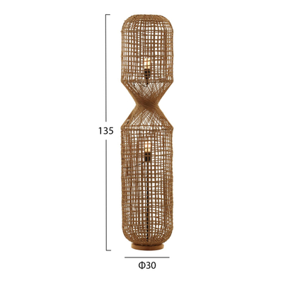 Llambë dyshemeje dy drita Φ30x134Hcm (HM4357), kaftë