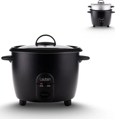Gatuese orizi Lauben Rice Cooker 1800BC Rovar, me avull, funksion mbajtje ngrohtë, e zezë
