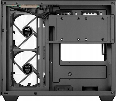Kuti kompiutri Aerocool Dryft Mini V2, Mini Tower Micro ATX, 6 ventilatorë RGB, e zezë