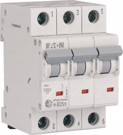 Ndërprës i vogël Eaton HN-B25/3, 25A, 3P, 6kA