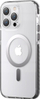 Mbështjellës magnetik Kingxbar Ice Crystal Series për iPhone 14 Plus, MagSafe, i tejdukshëm gri