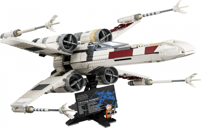 Lodër LEGO Star Wars X Wing Starfighter 75355, set koleksion XHCS, me minifigurë Luke Skywalker, shumëngjyrësh