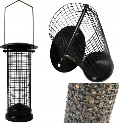 Varesë për me ushqy zogjtë, Hanging Mesh House, për fara dhe arra, jeshile