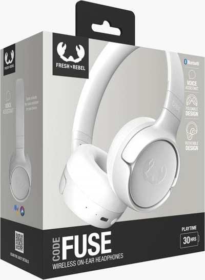 Слушалки Fresh N Rebel Code Fuse, блутут, на уво, сива Ice