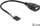 Kabllo USB Delock 83291, USB 2.0 nga jashtë në brenda, 0.2m, e zezë