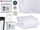Batanie Gift Decor Polyester Quilt, 200 x 220 cm, 300 g/m², e bardhë