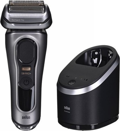 Rroje elektrike Braun Series 9 9565cc, Wet and Dry, me stacion pastrimi, gri