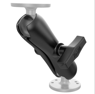Mbajtëse RAM Mounts, kllapë alumini 14cm, për automjet dhe motor, e zezë