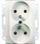 Prizë dyshe Schneider Electric SDN2800968, 16A, satin
