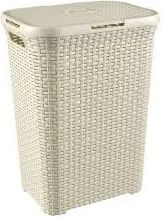 Shportë rrobash Curver Natural Style, 60L, plastike, krem
