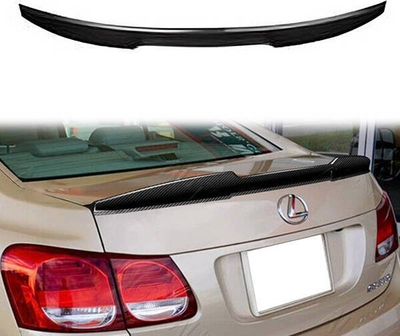 Spoiler bagazhi Lexus GS Lip, karboni, efekt karbon, i zi
