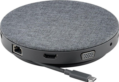 Docking Station Goobay USB-C (49985), 11 në 1, i hirtë