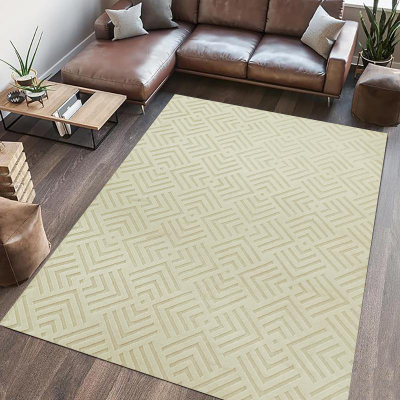 Tapet Heinner Home Dover, drejtkëndor 80 x 150 cm, 1200 g/m², krem