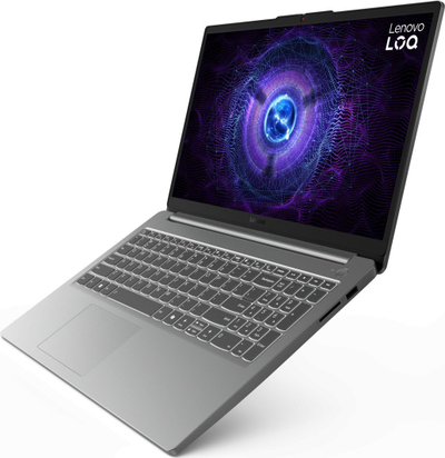Laptop Lenovo LOQ 15IAX9E, 15.6", Full HD, Intel Core i5-12450HX, 16GB RAM, 512GB SSD, NVIDIA GeForce RTX 2050, gri
