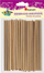 Shkopinj druri për dekor Titanum Wooden Decorations Sticks, 3 mm, 10 cm, rreth 60 copë