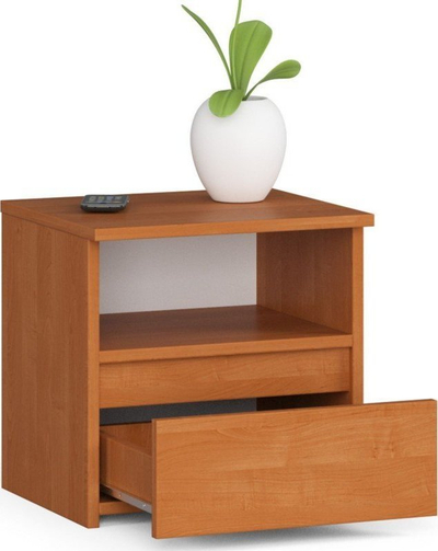 Komodinë nate CLP CL1, 40 cm, panel i laminuar, ngjyrë alder