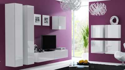 Komodë TV VIGO 180, 180 cm, e bardhë