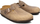 Sanda Birkenstock Boston, lëkurë nubuk, shollë anatomike, kafe