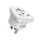 Adapter udhëtimi SBS, prizë tip B, 100–250V 2500W, i bardhë